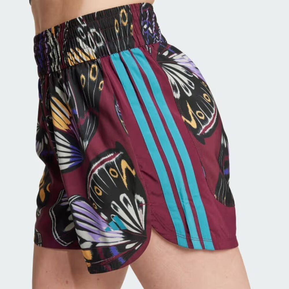 Farm Rio x Adidas print 3 stripes shorts size XS